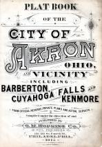 Akron 1915 Revised 1919 Including Barberton - Cuyahoga Falls - Kenmore 